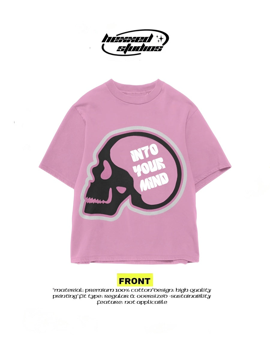 "INTO YOUR MIND" OVERSIZE PRIENTED T-SHIRT