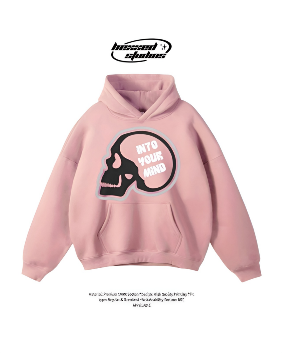 INTO YOUR MIND PINK HOODIE