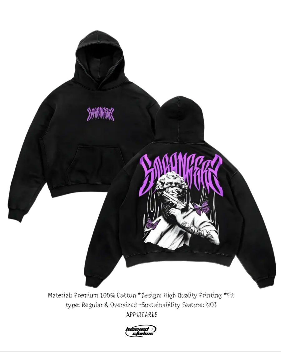 OVERSIZE PRINTED HOODIE