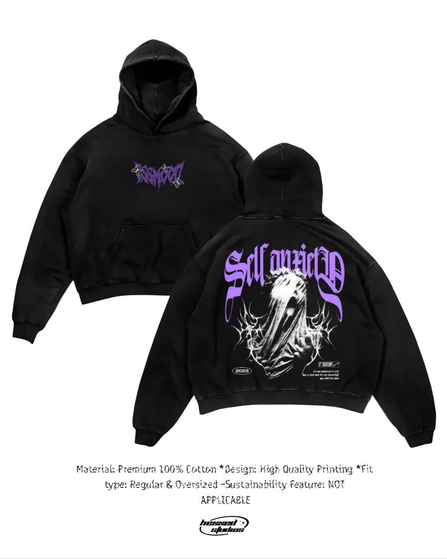 OVERSIZE PRINTED HOODIE