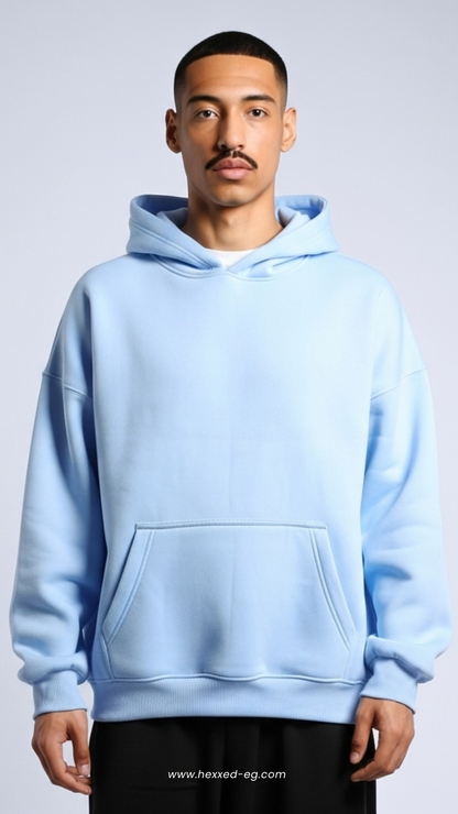 SKY BLUE BASIC HOODIE