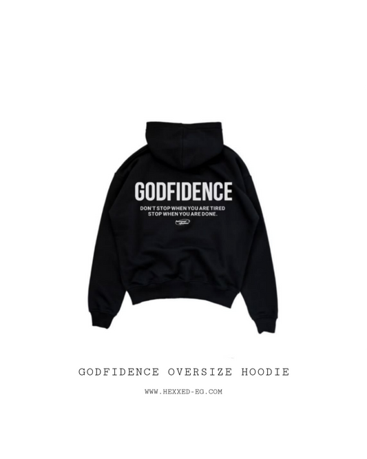 GODFIDENCE BLACK HOODIE