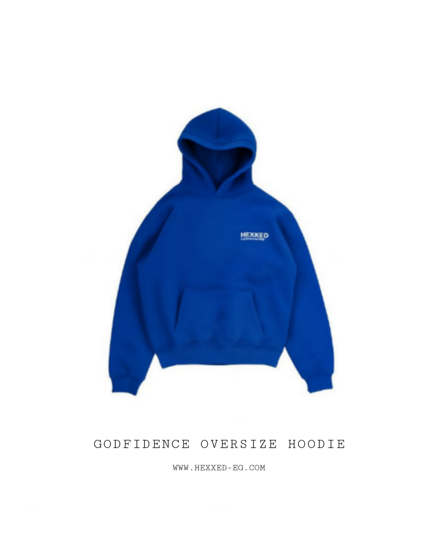 GODFIDENCE BLUE HOODIE
