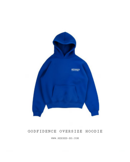 GODFIDENCE BLUE HOODIE