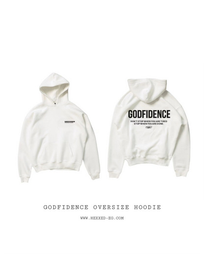 GODFIDENCE WHITE HOODIE