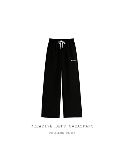 CREATIVE DEPT BLACK SWEATPANT