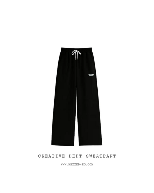 CREATIVE DEPT BLACK SWEATPANT