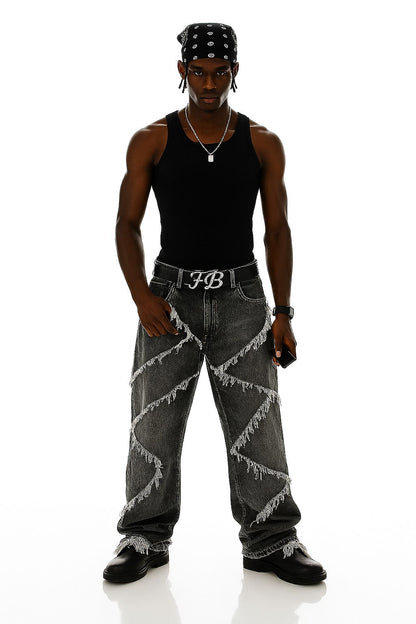 Black Ribbed Tank Top