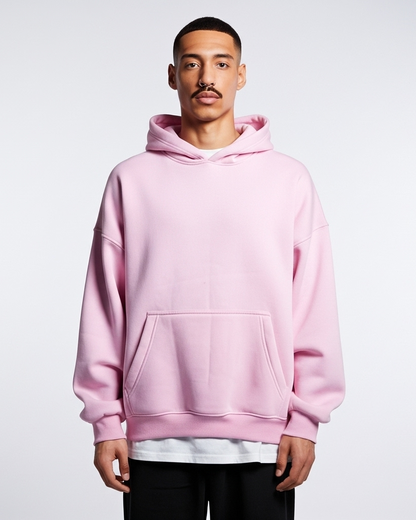 PINK BASIC HOODIE