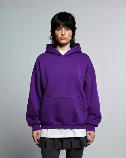 PURPLE BASIC HOODIE