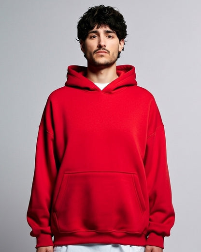 RED BASIC HOODIE