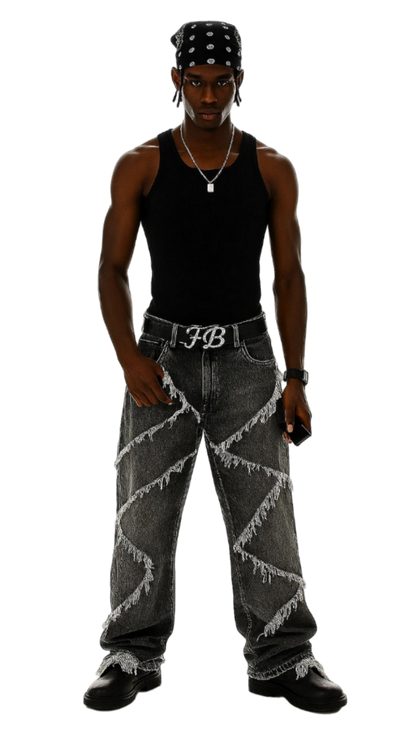 Black Ribbed Tank Top