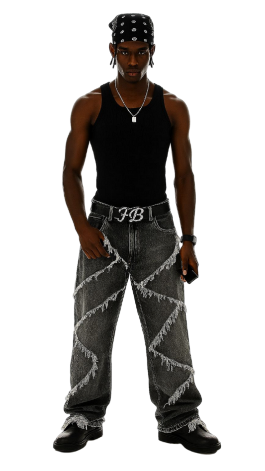 Black Ribbed Tank Top