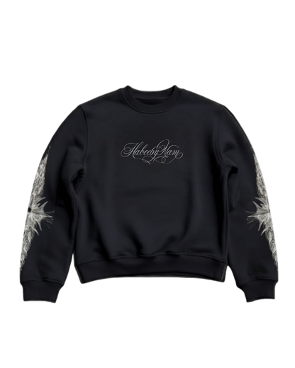 Shadow Script Crewneck