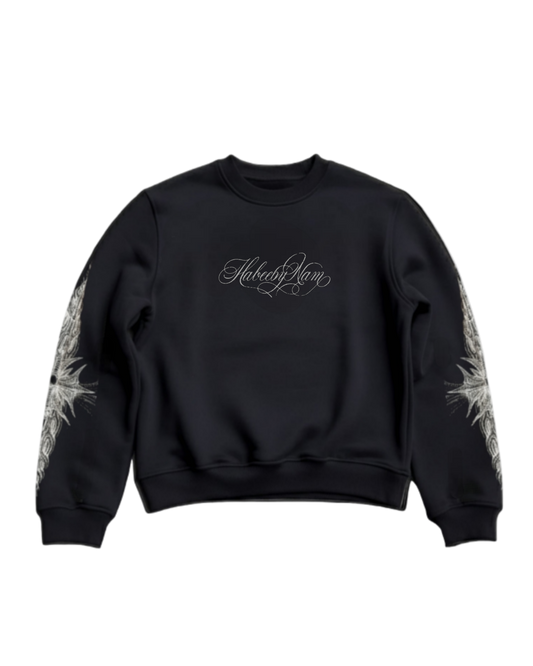 Shadow Script Crewneck
